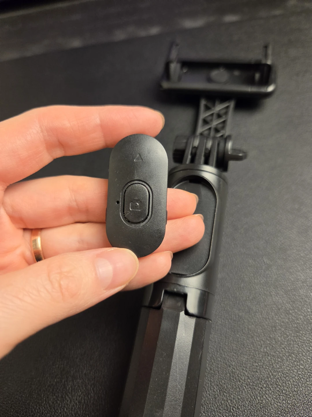 Black Bluetooth Selfie Stick Tripod - photo 3