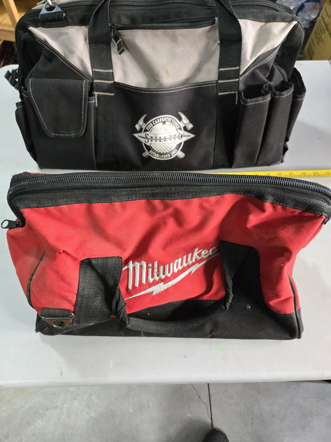 Large Stiletto brand & medium Milwaukee Tool Bag