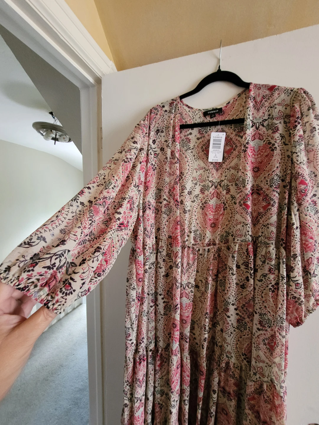 Torrid Chiffon Tiered Maxi Kimono - Size 3X - photo 3