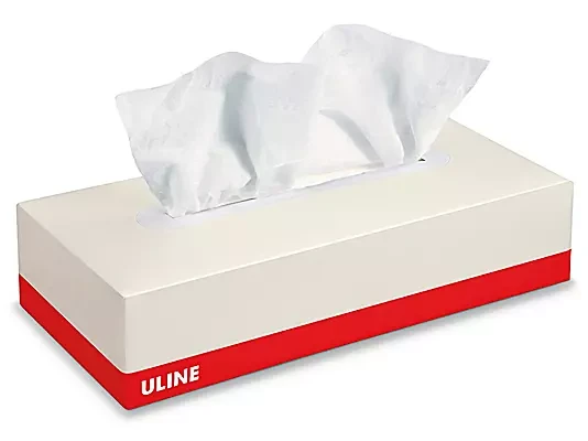 Uline Deluxe 100ct 2ply Tissue $1.50 OR 4/$5