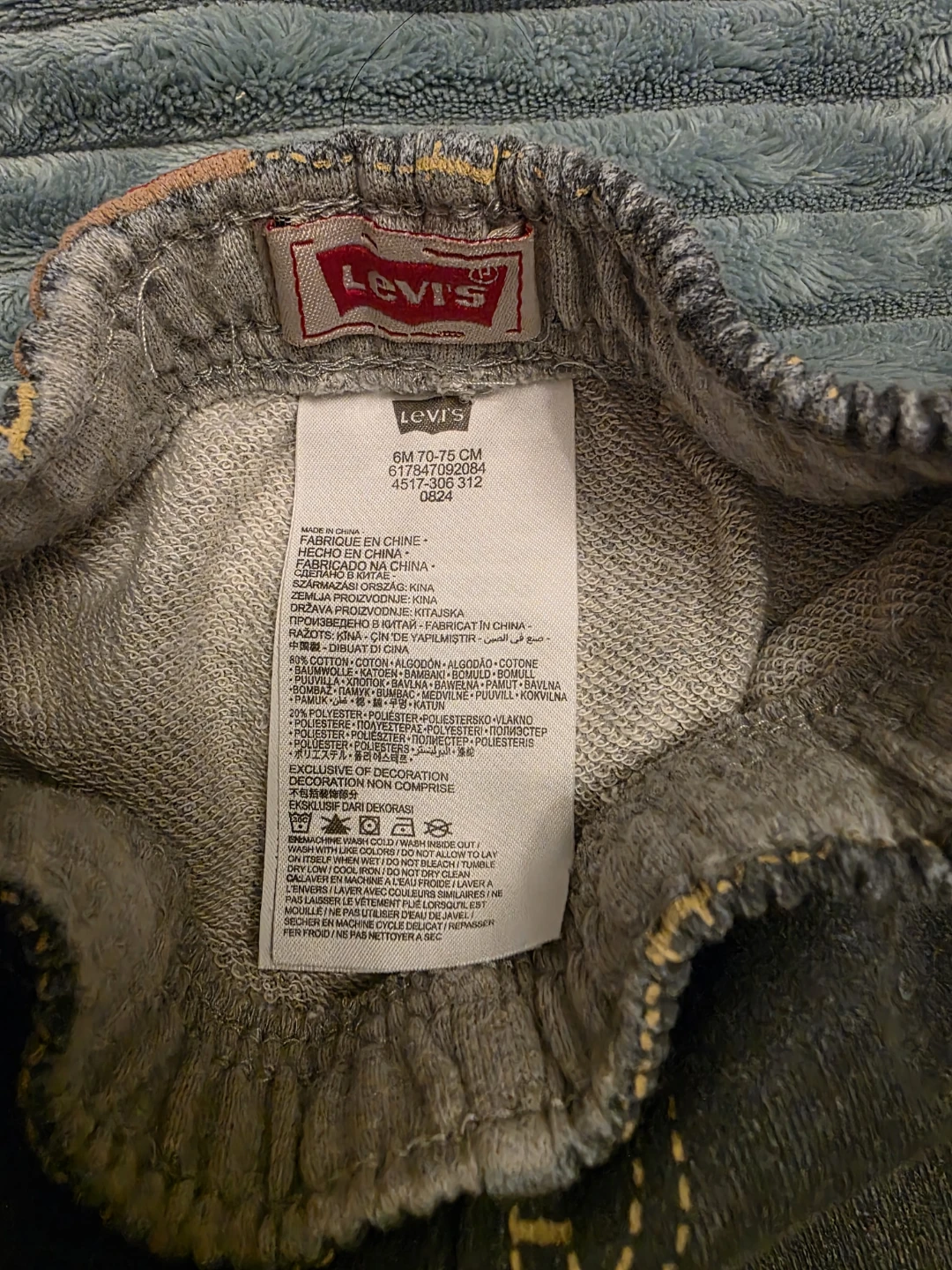 Levi's Baby Knit Pants 3-6 Months - photo 2