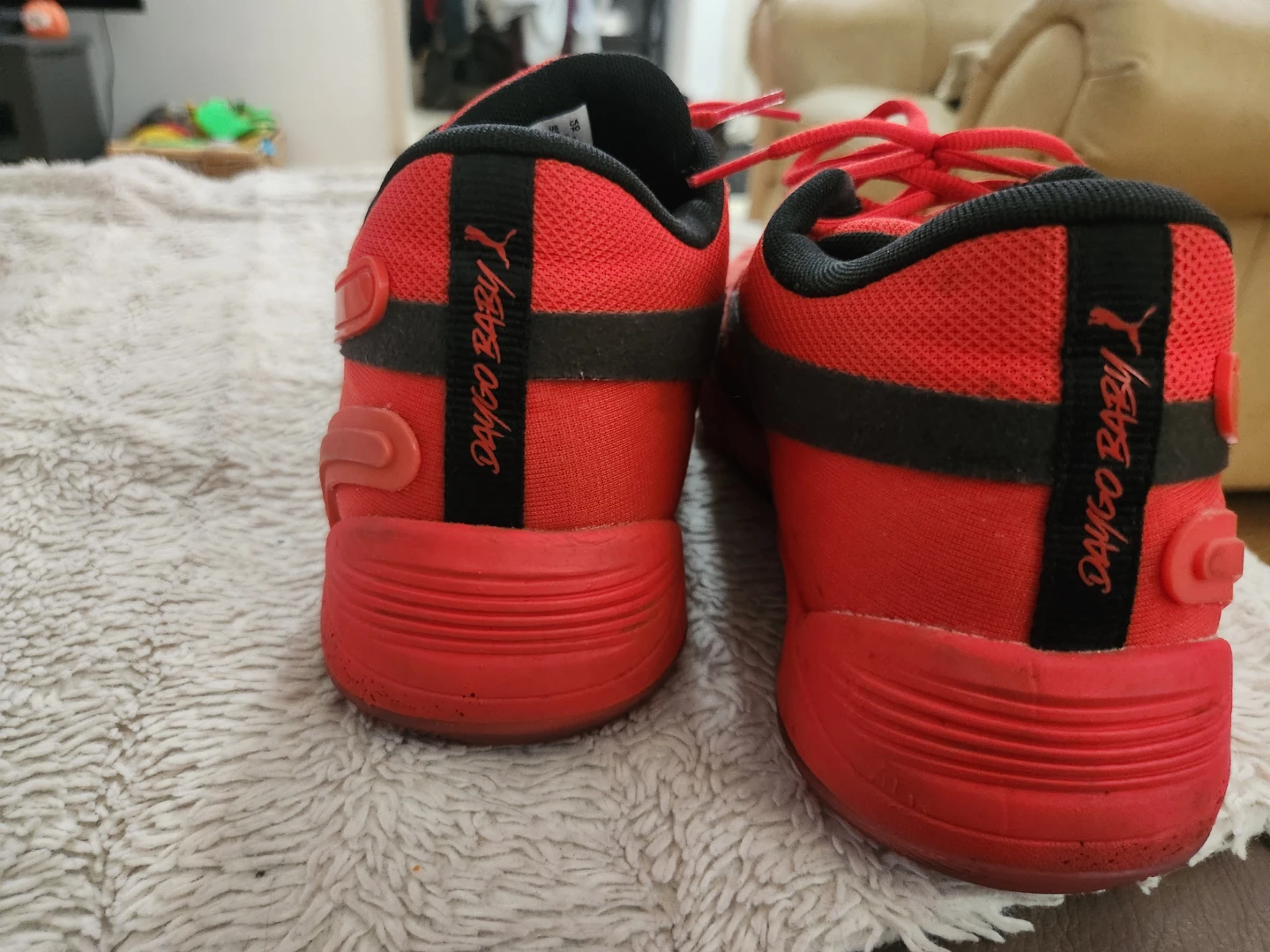 Puma Court Rider Chaos Basketball Shoes Red Size 10 - photo 4
