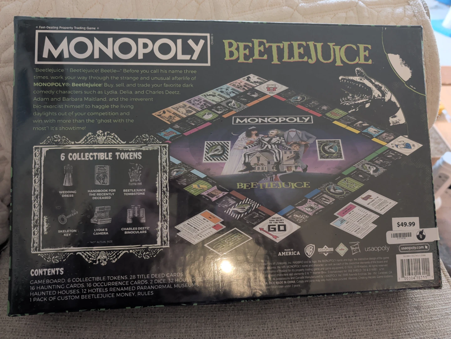 Beetlejuice Monopoly Board Game - photo 3
