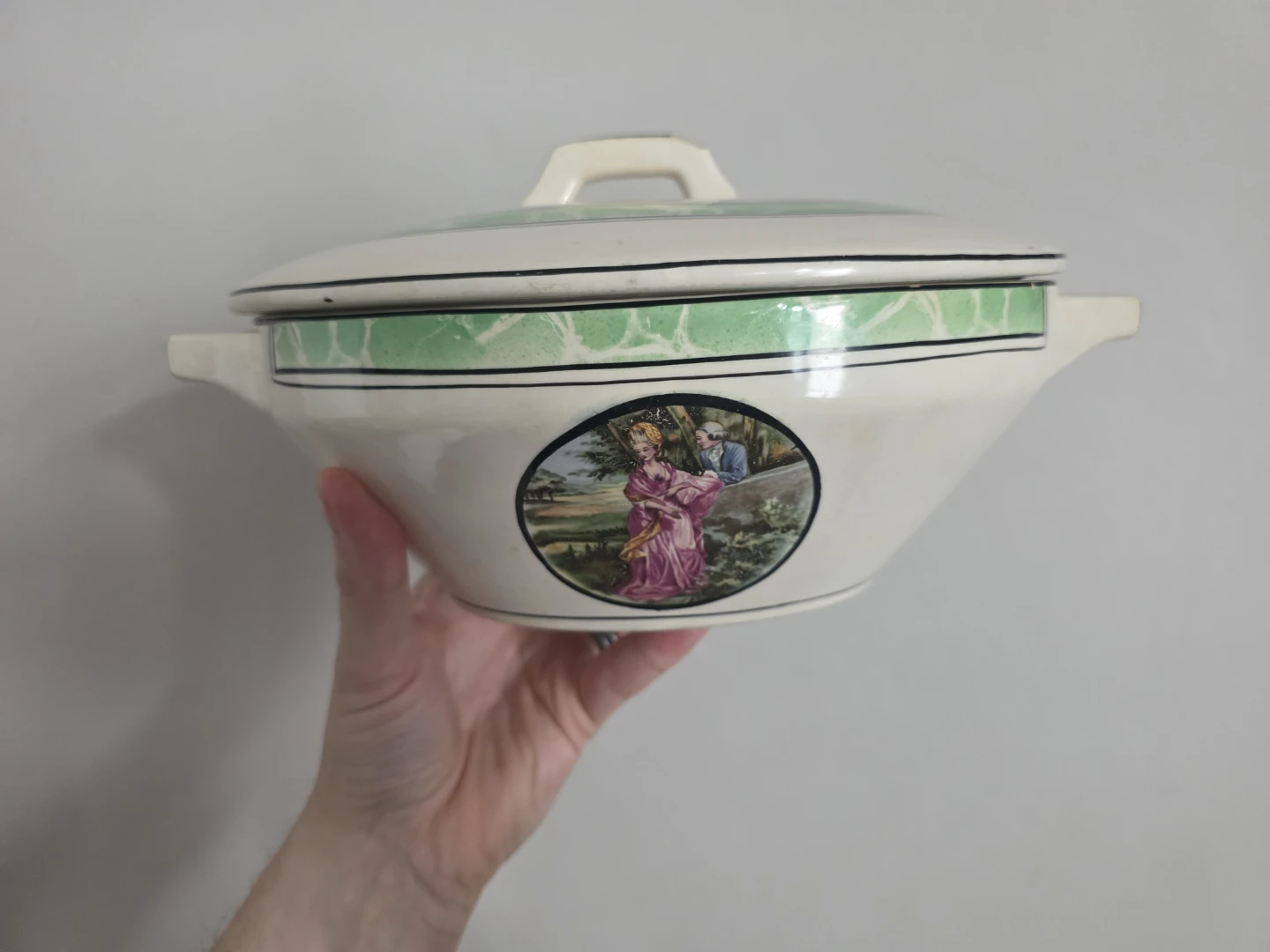 Vintage Ceramic Tureen with Lid - photo 5