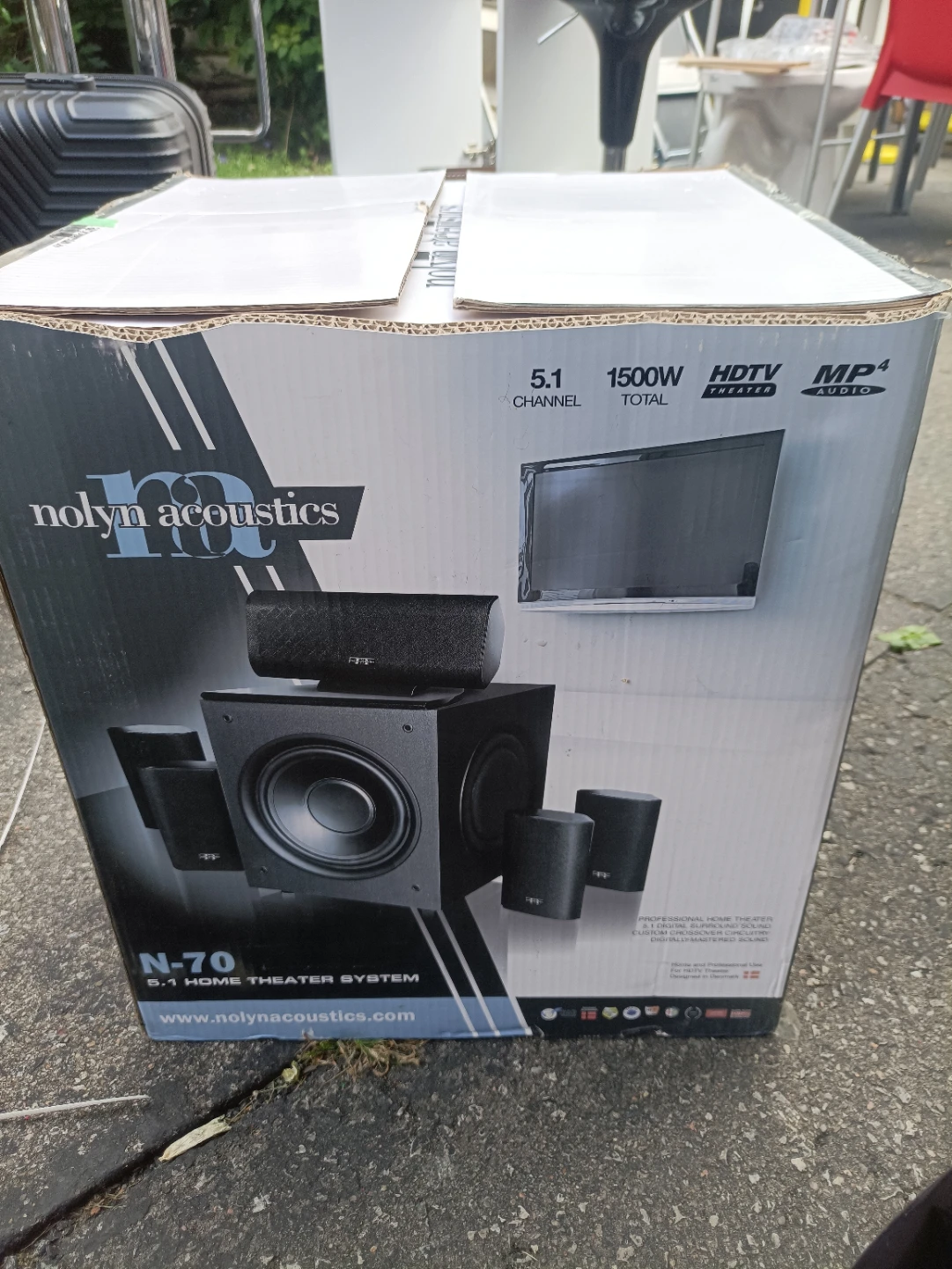 nolyn acoustic 1500w home theater speaker set