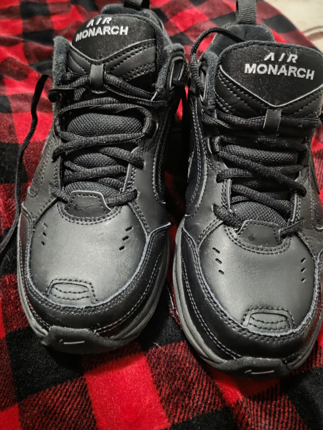 Nike Air Monarch Sneakers Black size 8 men