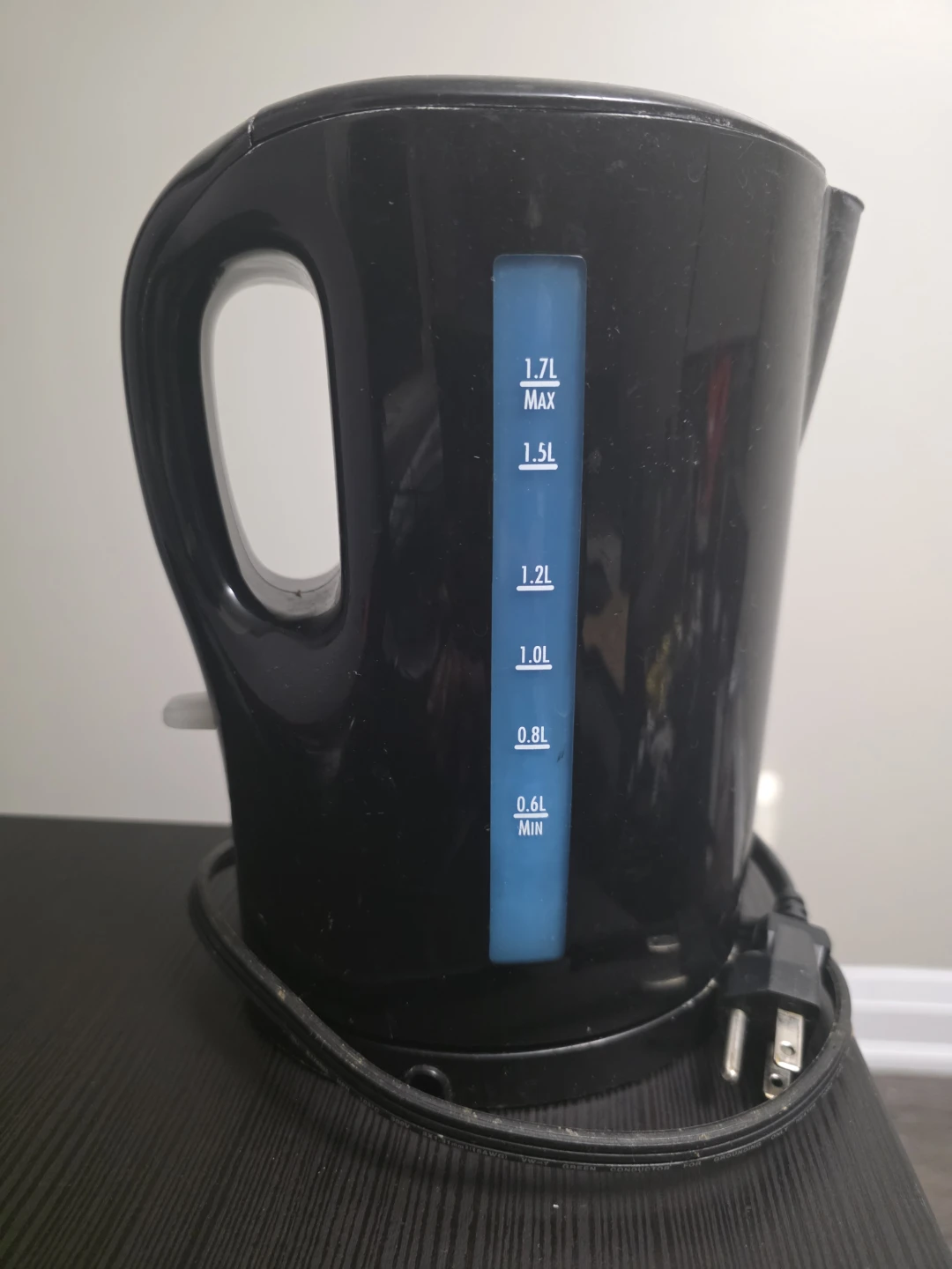 Black Electric Kettle 1.7L