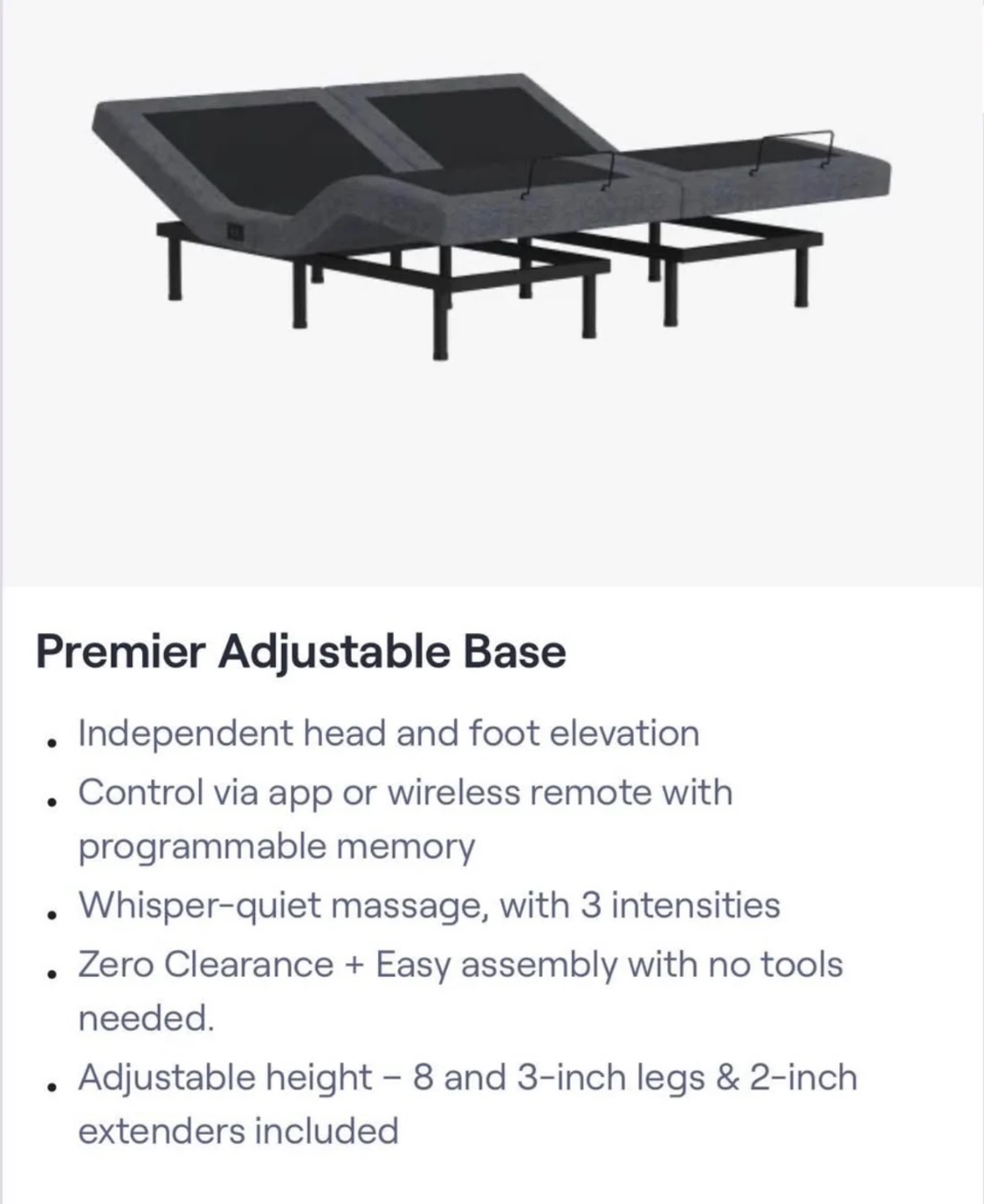 Premier Adjustable Base