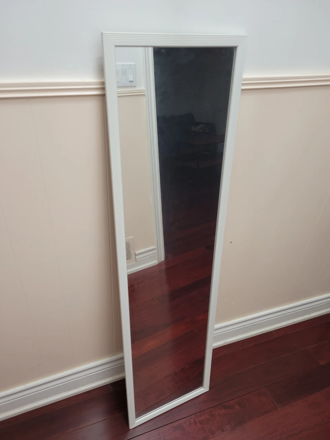 White Full-Length Mirror