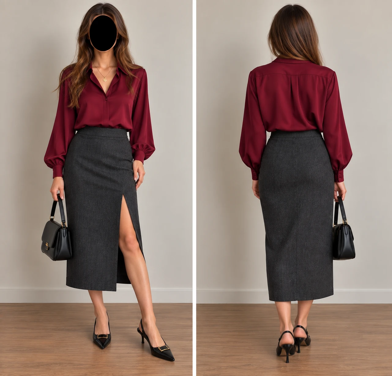 More & More Company Midi Skirt - Size 38