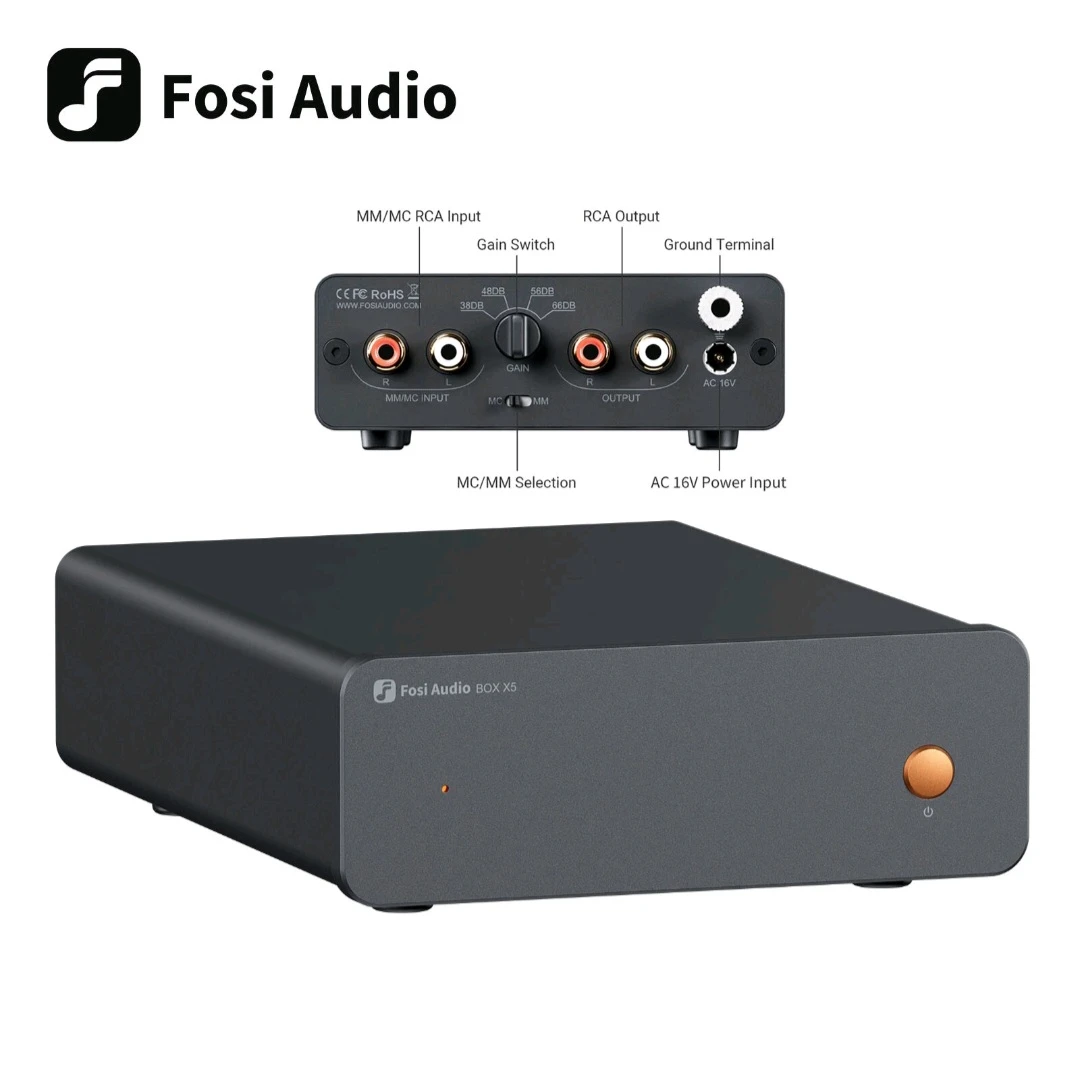 Fosi Audio BOX X5 Phono Preamp