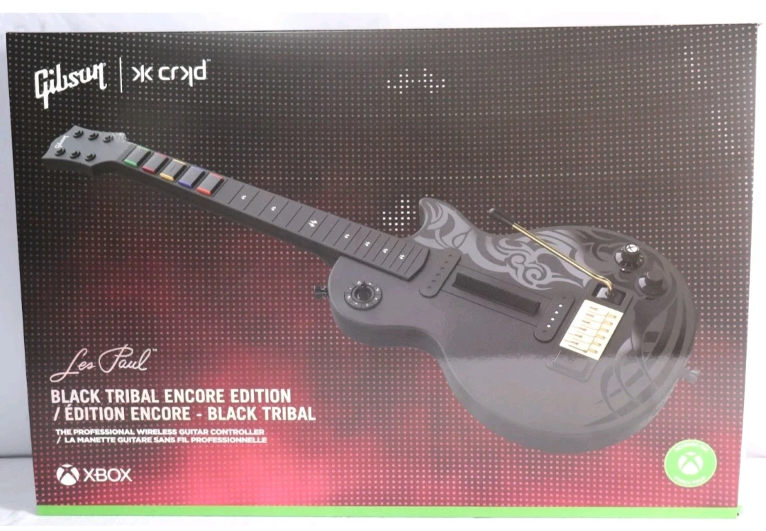 Gibson Les Paul Black  Wireless Guitar Controller for Xbox