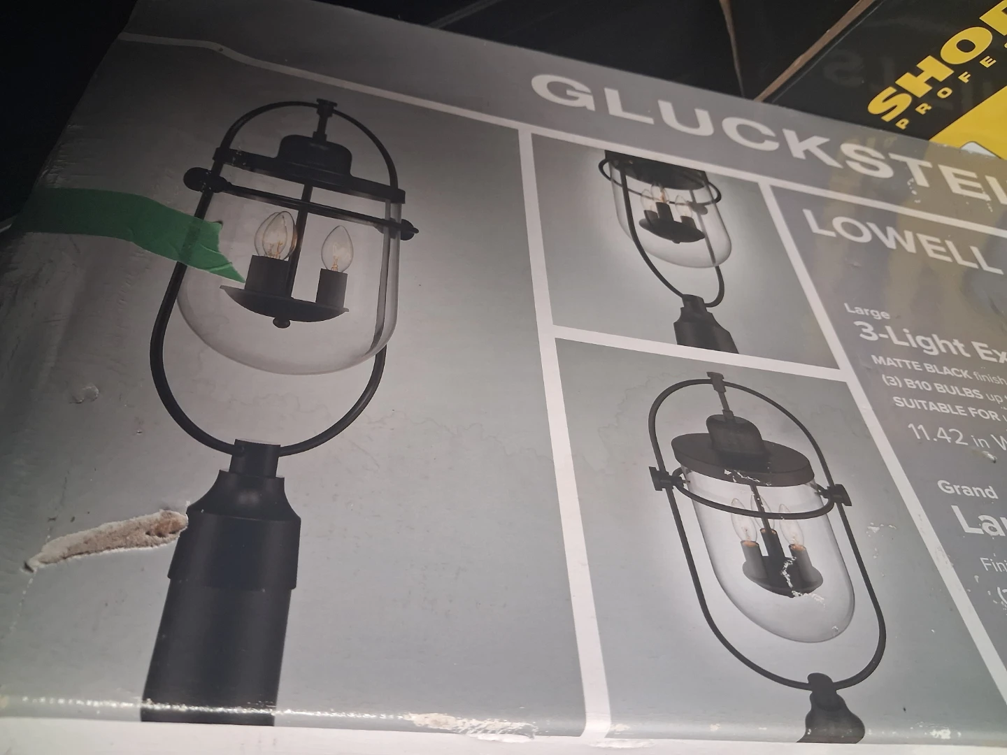 Gluckstein Lowell 3-Light Outdoor Post Lantern - photo 2