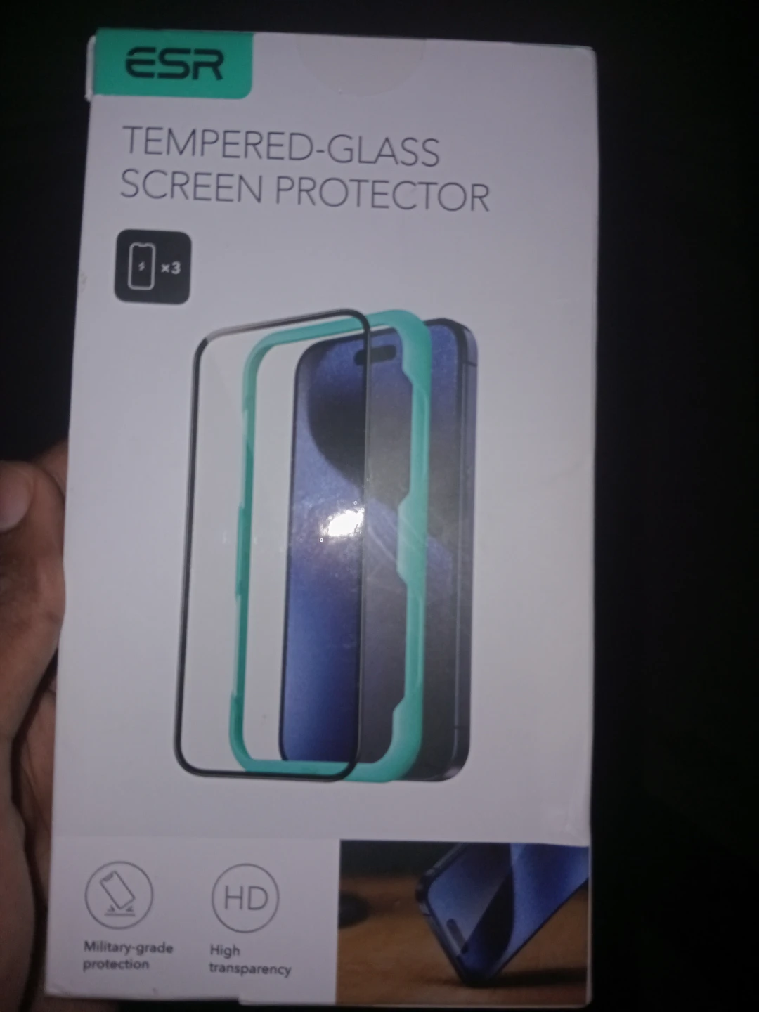 ESR Tempered-Glass Screen Protector (3-Pack)