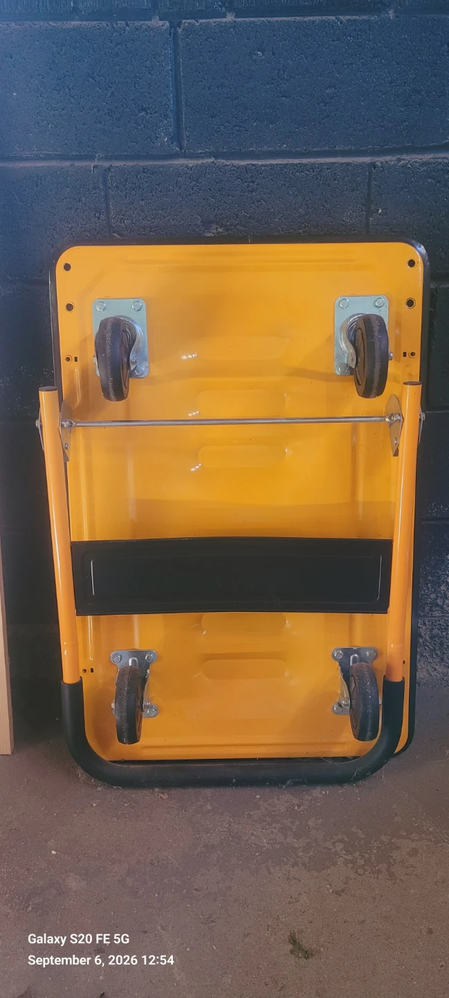 RedSwing Push Cart Dolly Platform Hand Truck Yellow - photo 4