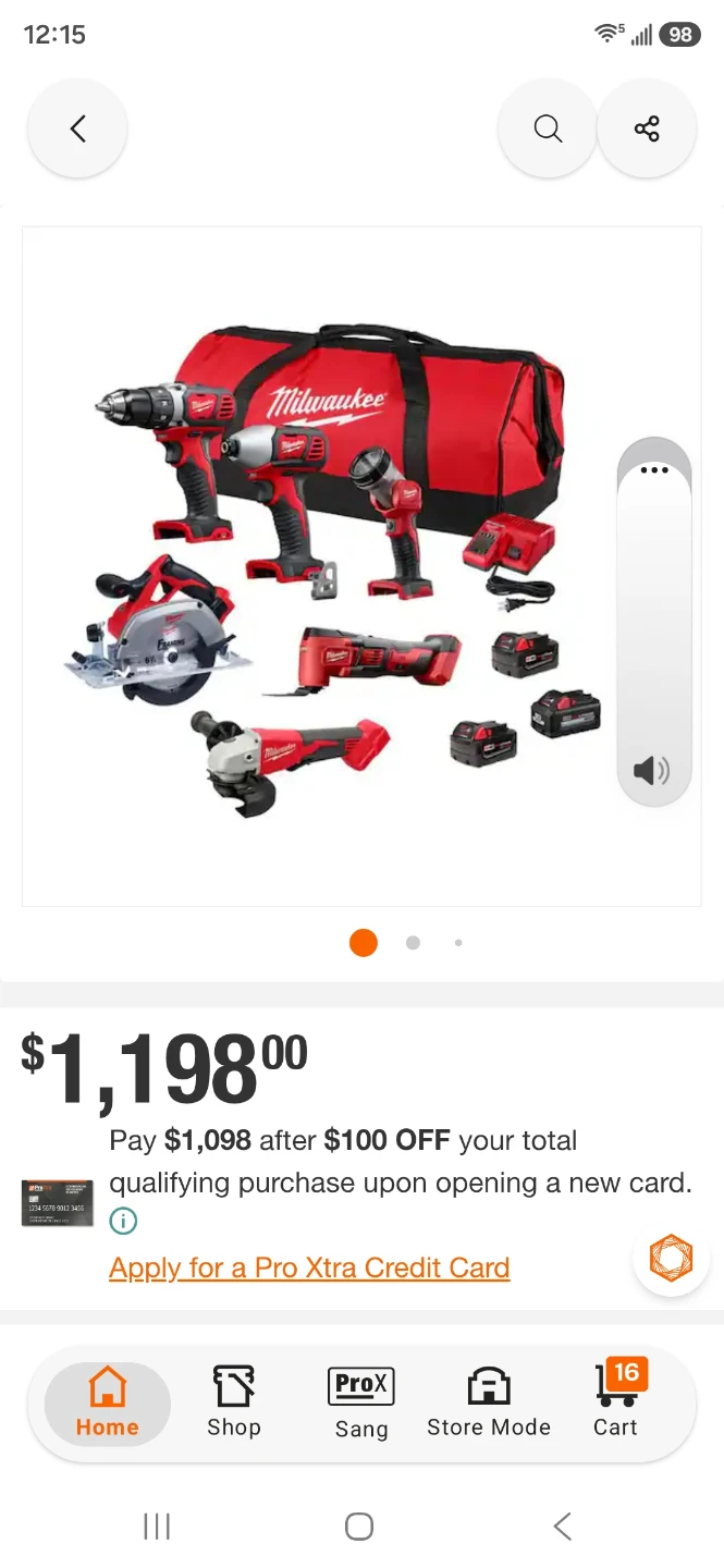 Milwaukee M18 Cordless Power Tool Combo Kit - photo 3