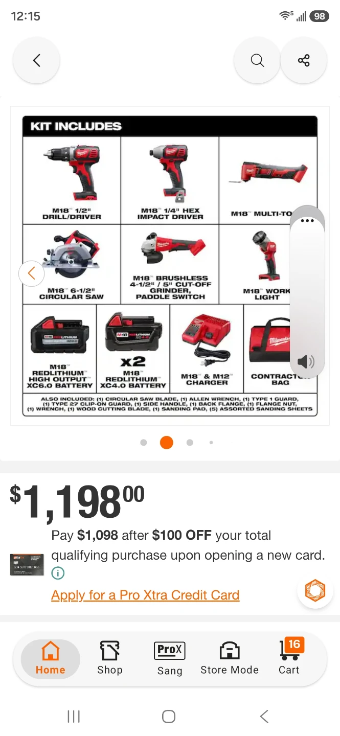 Milwaukee M18 Cordless Power Tool Combo Kit - photo 4
