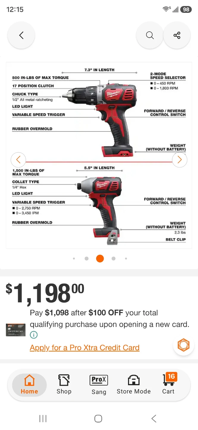 Milwaukee M18 Cordless Power Tool Combo Kit - photo 5