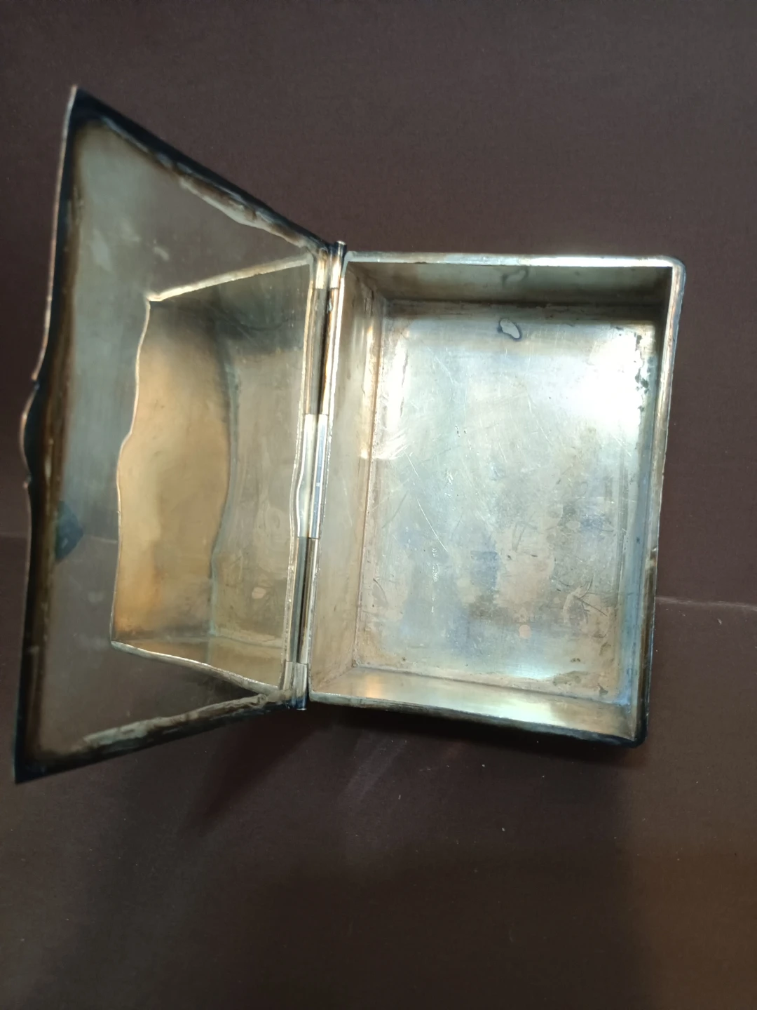 Marlboro Plate EP Copper Old English Reproduction Trinket Box - photo 5