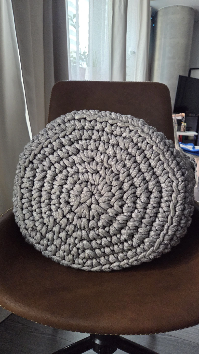 Grey woven storage basket - photo 4