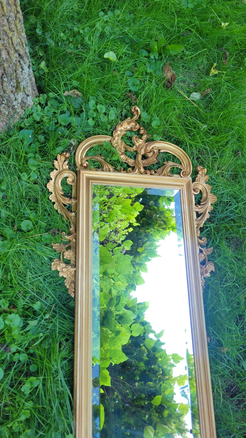 Stunning Vintage Syroco Ornate Gold Wall Mirror! - photo 4