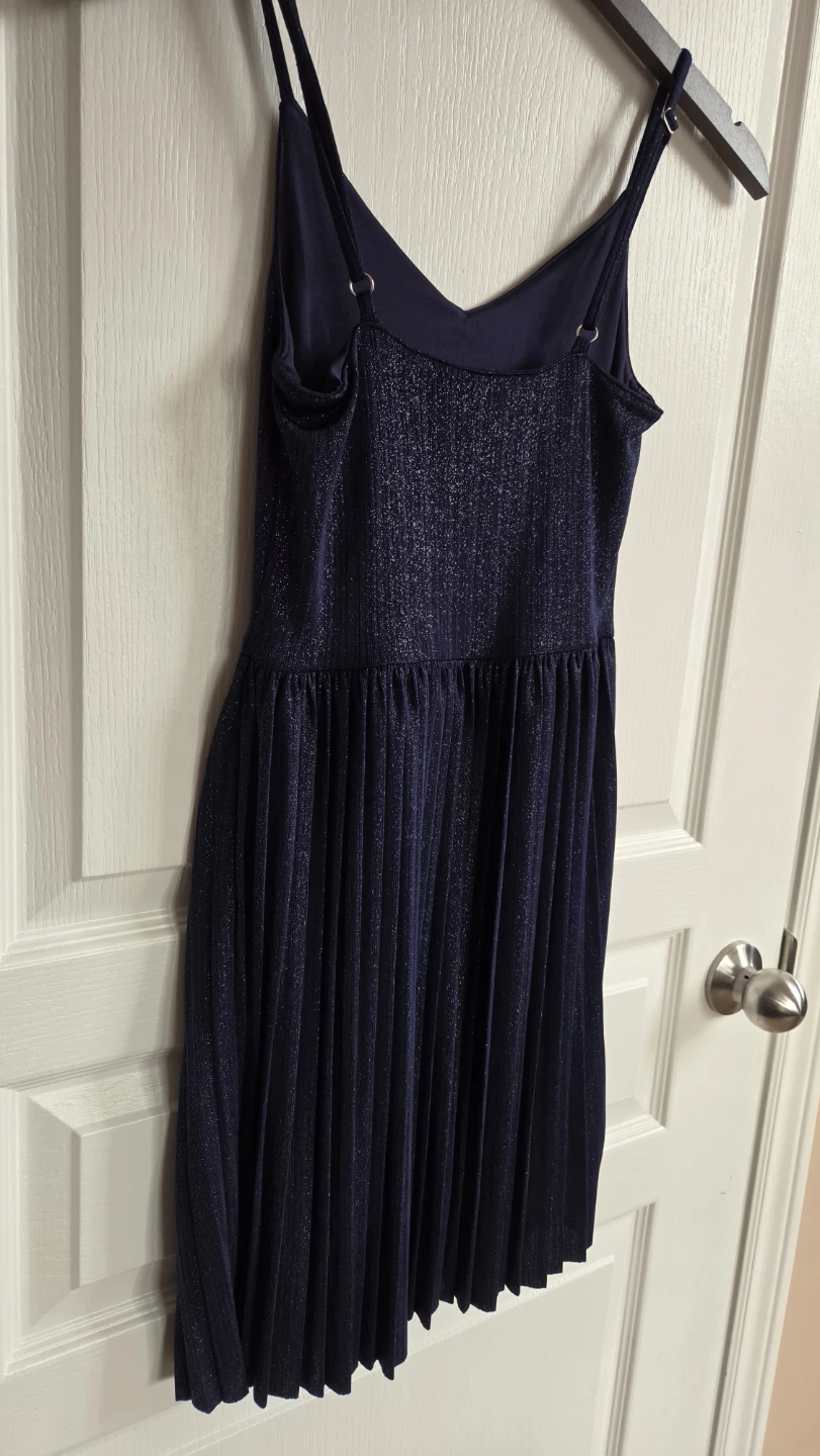 Hollister Shimmer Pleated Dress - Size XS - photo 3