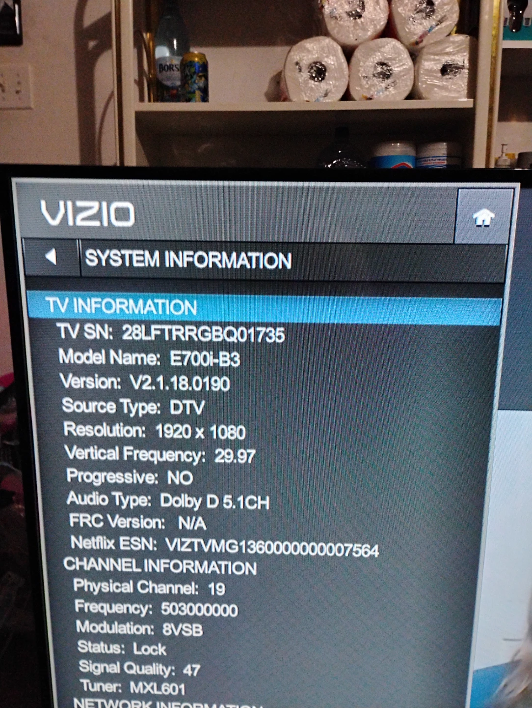 Vizio E700i-B3 70-inch Smart LED TV $120 OBO