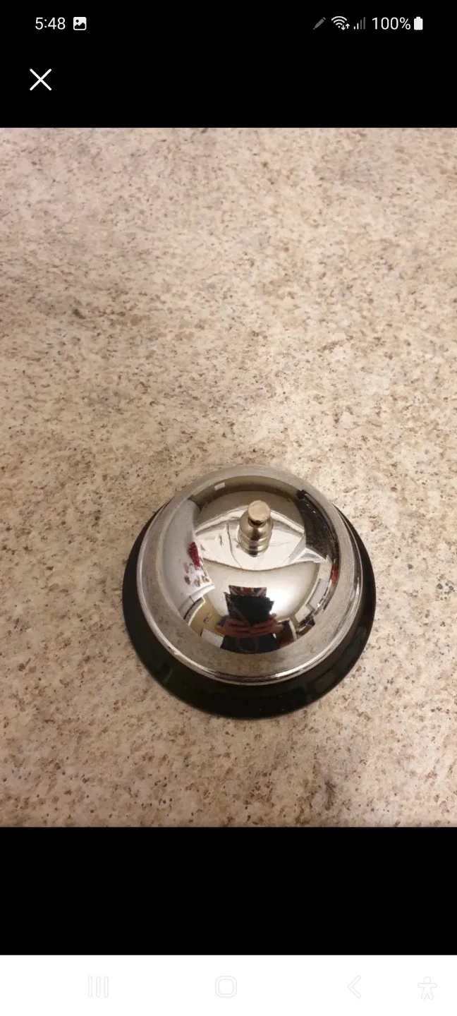 Chrome Finish Service Bell
