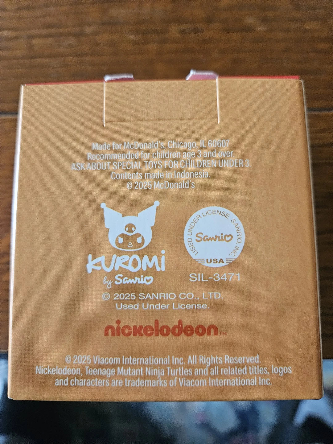 McDonalds Teenage Mutant Ninja Turtles x Sanrio Kuromi Toy - photo 2