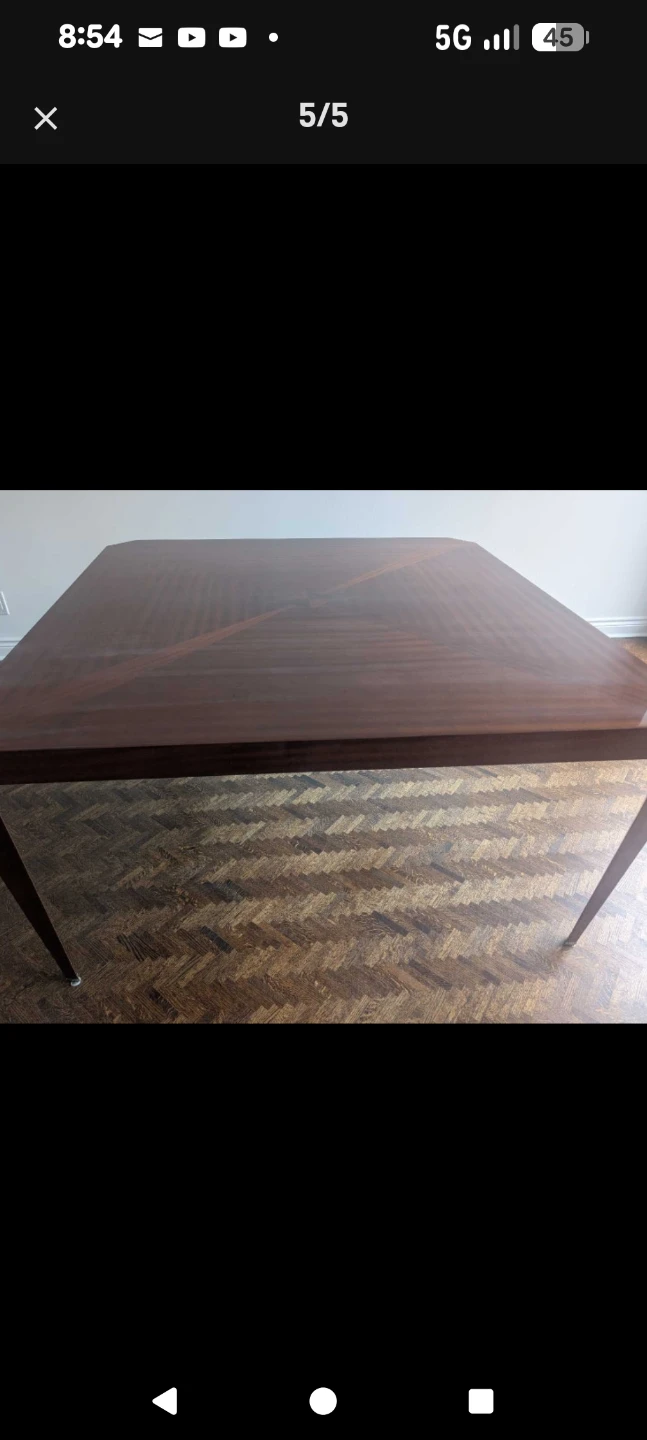 Excelsior Italian Wood Dining Table - photo 3