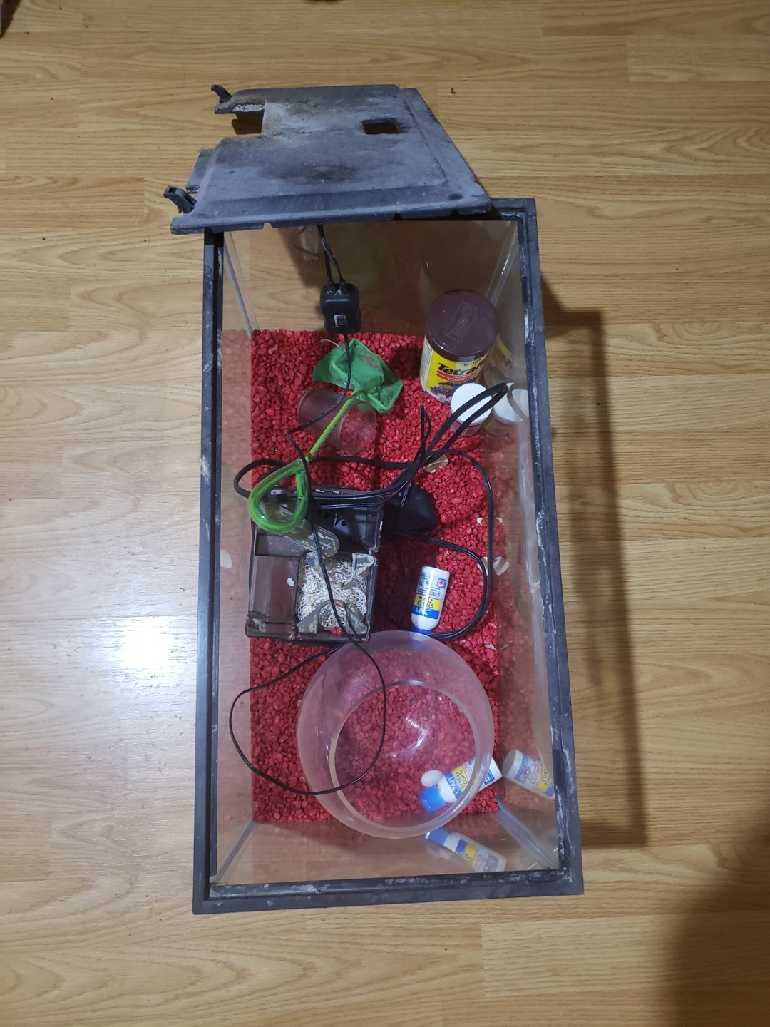 Glass Fish Aquarium with Filter and Accessories - photo 5