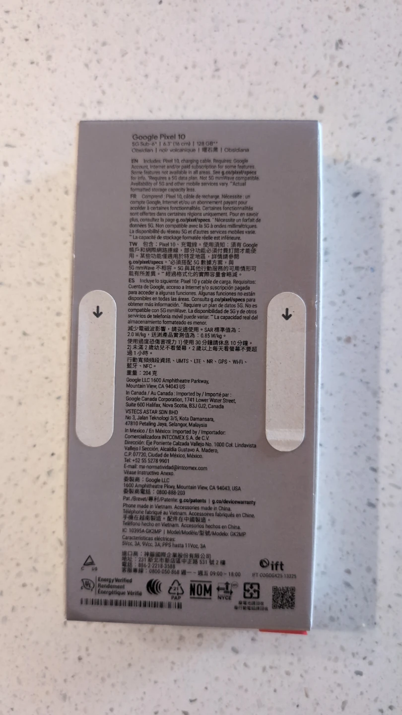 Brand-new Google Pixel 10 — still sealed in the box - photo 2