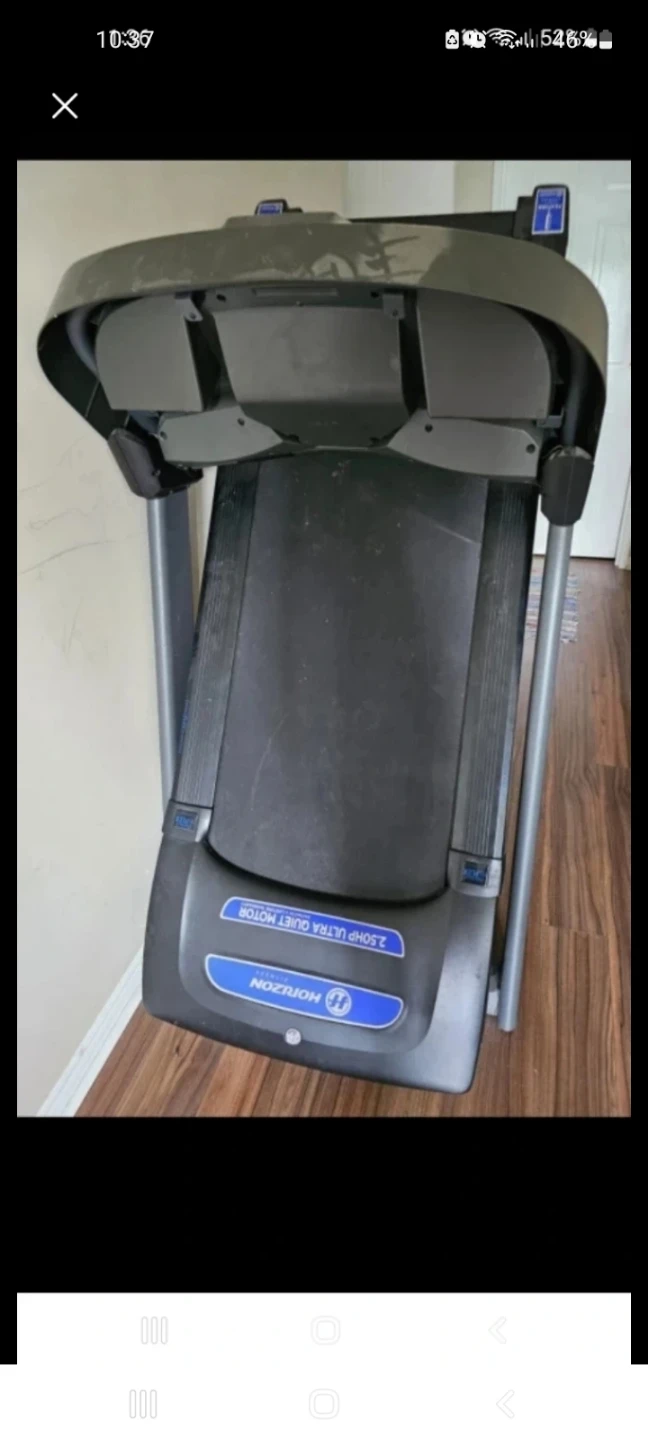 Horizon Fitness Treadmill 2.5HP ..new machine