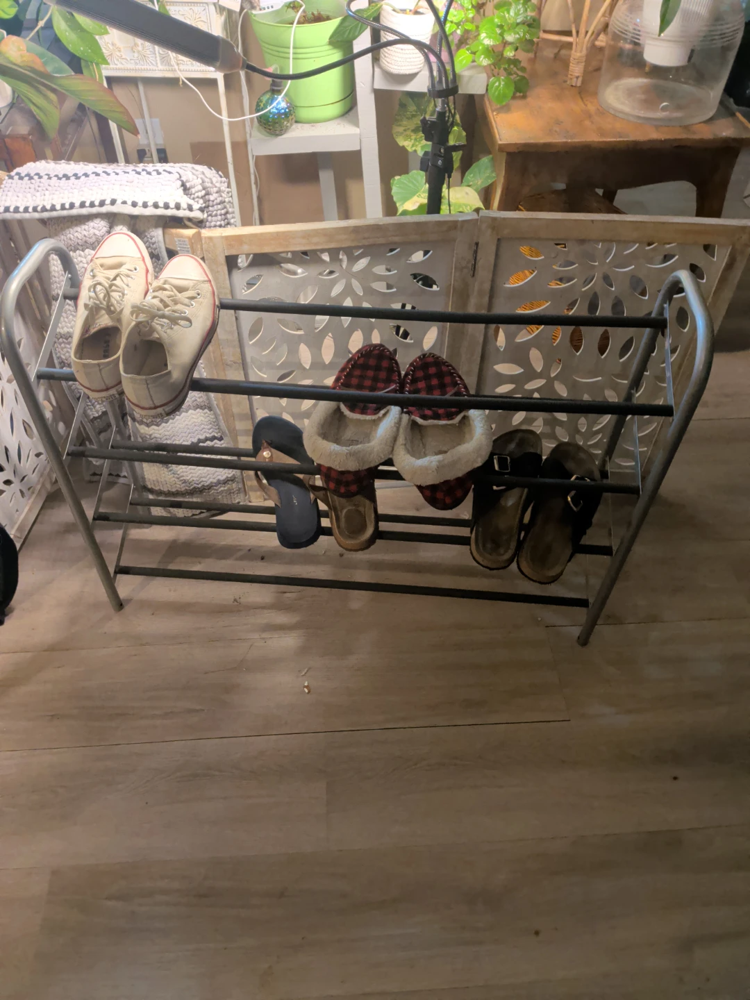 Metal 4-Tier Shoe Rack - photo 4
