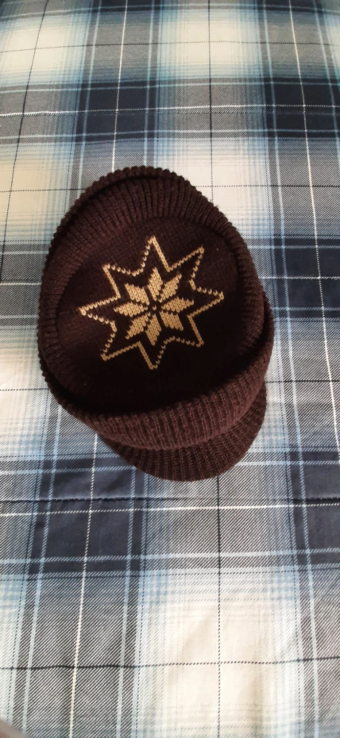 Knitted Brown Winter Hat and Scarf Set - photo 5