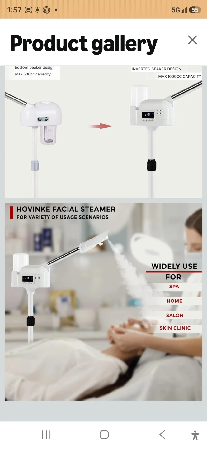 Hovinke Facial Steamer with LCD Display - photo 3
