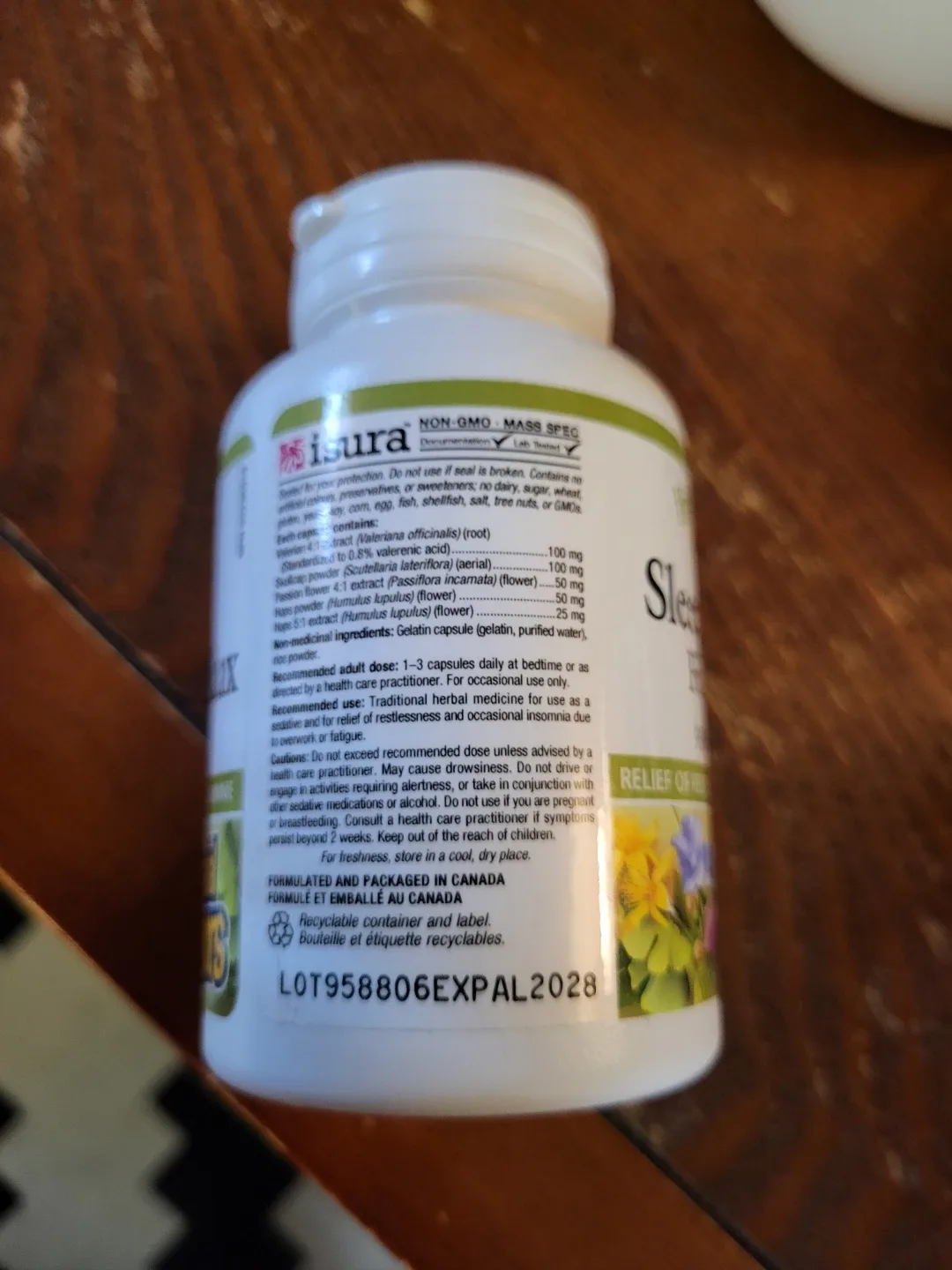 🏈 Natural Factors Sleep Relax Formula 90 Capsules - photo 2