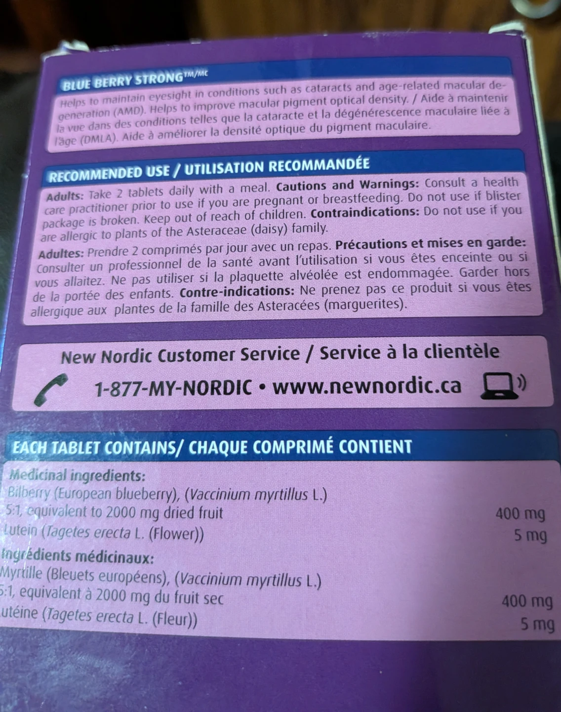 New Nordic Blue Berry Strong 60 Tablets - photo 3