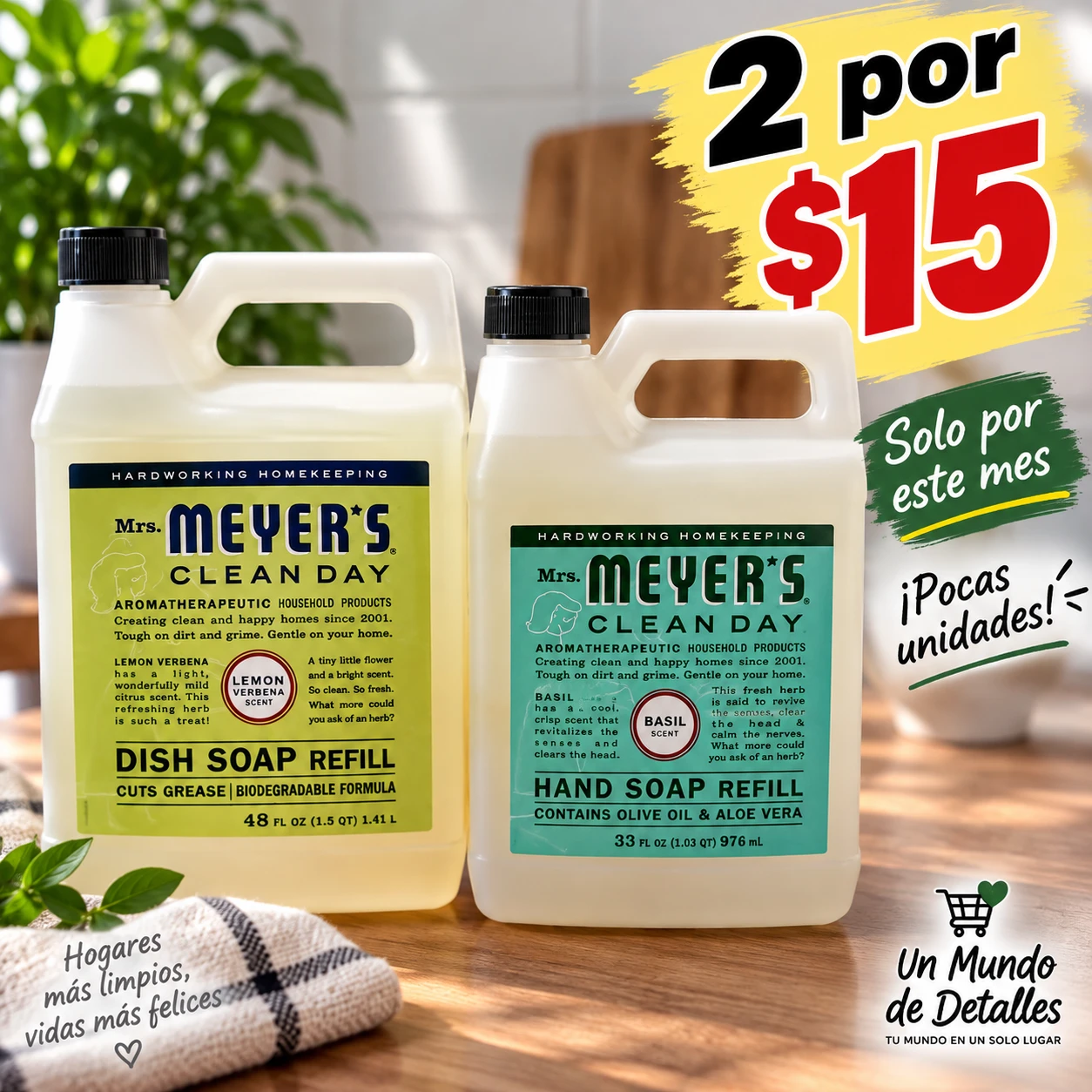 Mrs. Meyer's Dish Soap and Hand Soap Refills