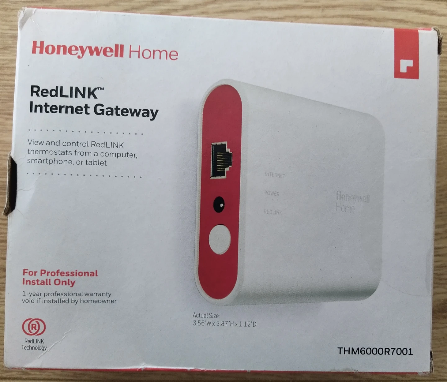 Honeywell THM6000R7001 RedLINK Internet Gateway for Thermostats