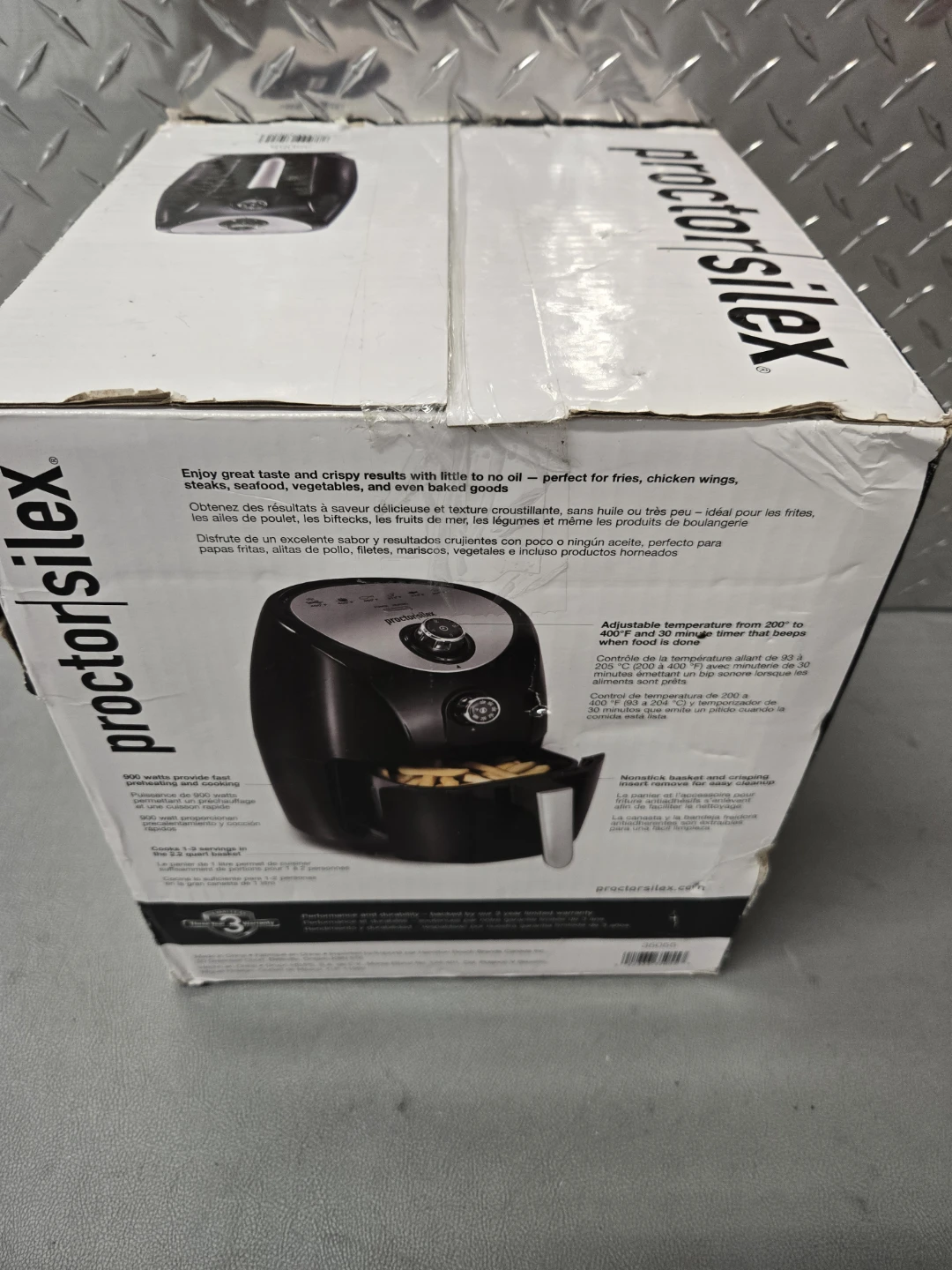 New Proctor Silex 2.2 Quart Compact Air Fryer - photo 4