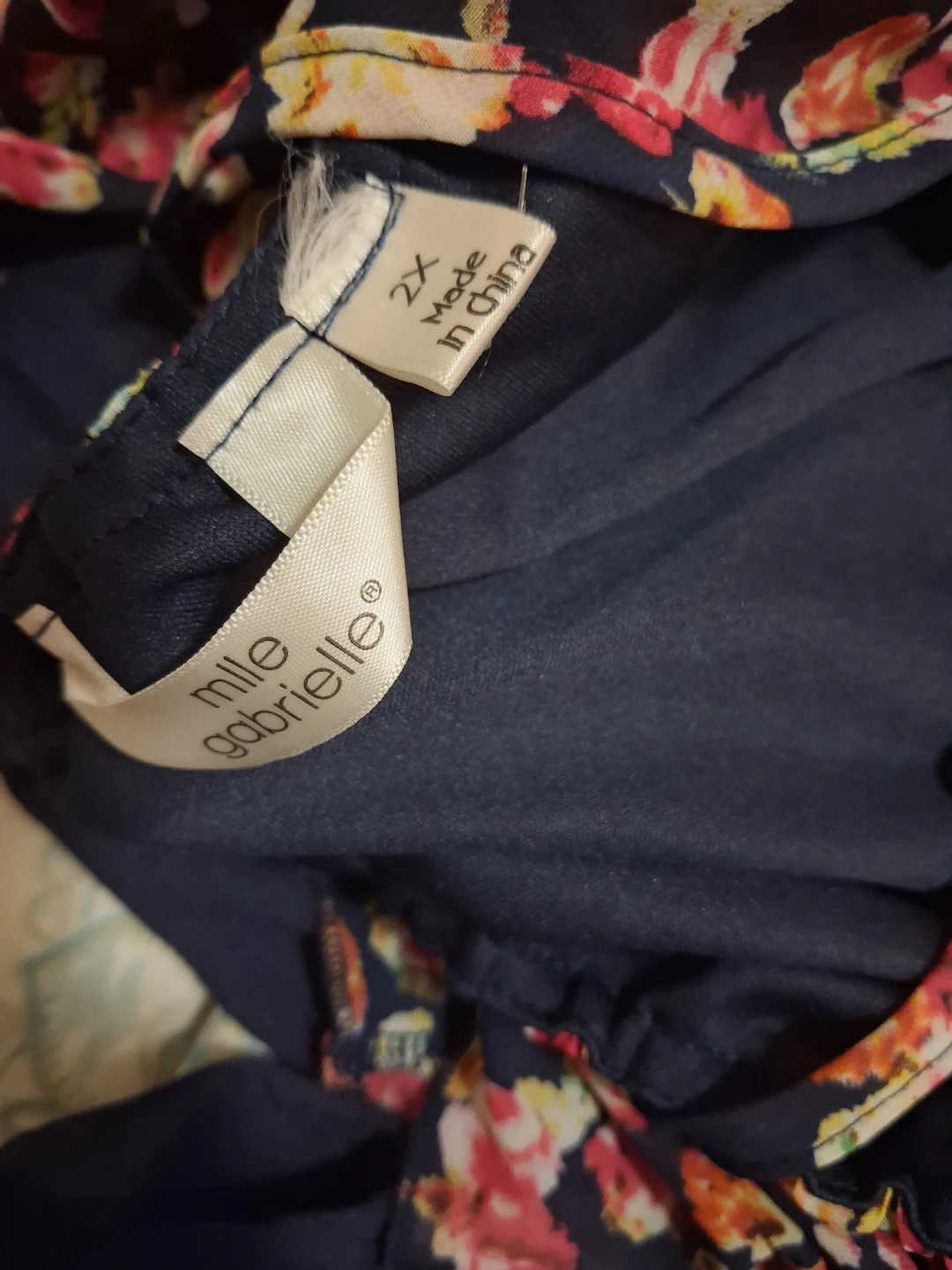 Mlle Gabrielle Floral Jumpsuit Size 2X - photo 2