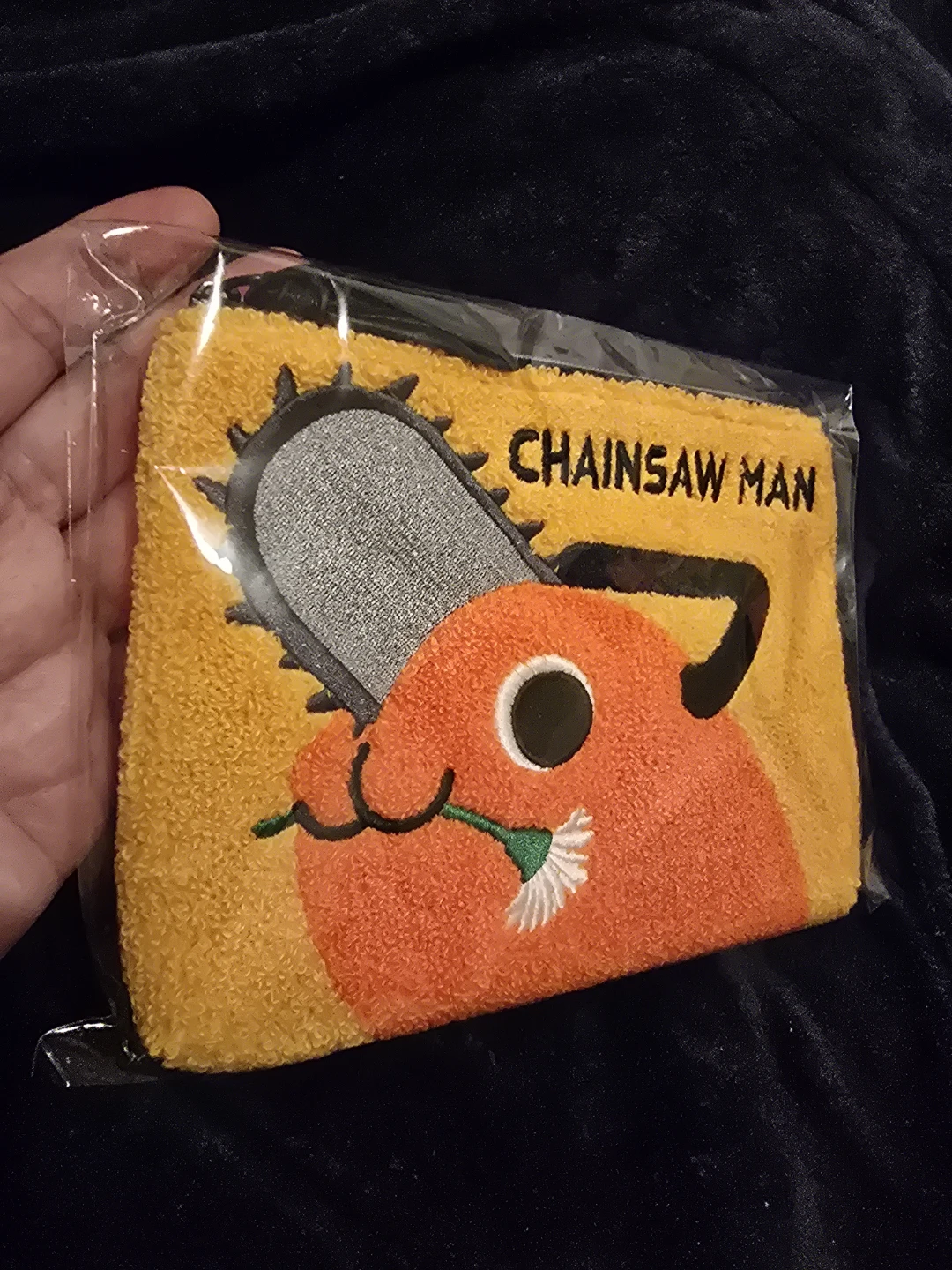 Chainsaw Man Pochita  Embroidered Pouch (Official Japan Import) - photo 3