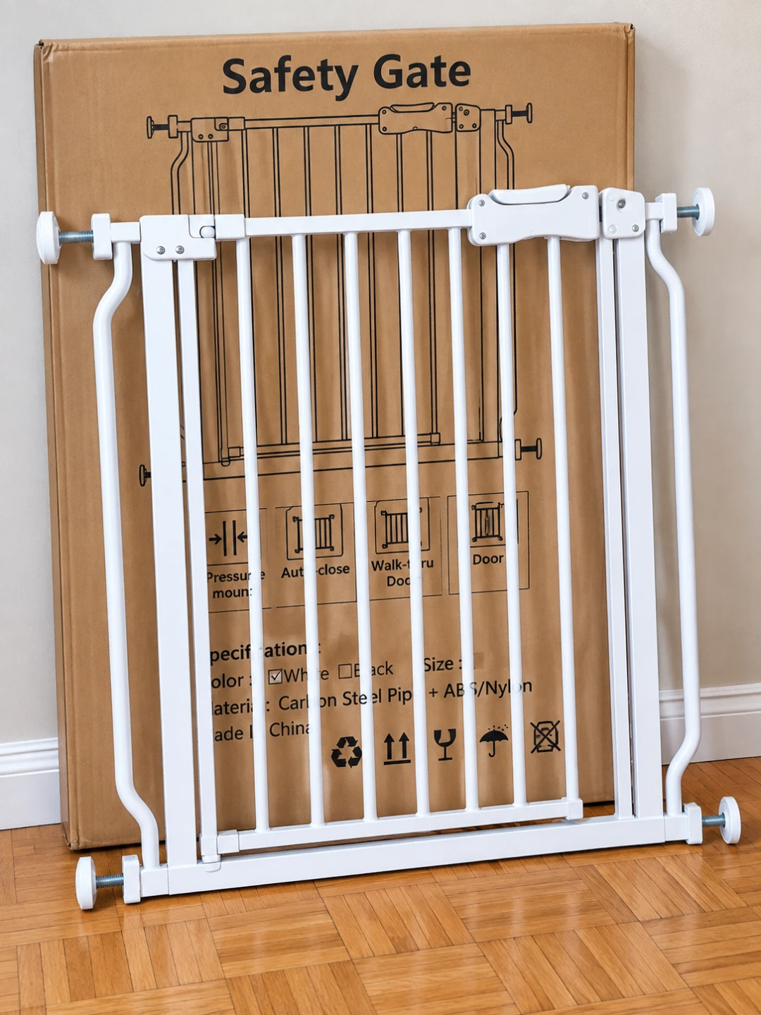 White Safety Gate - photo 2