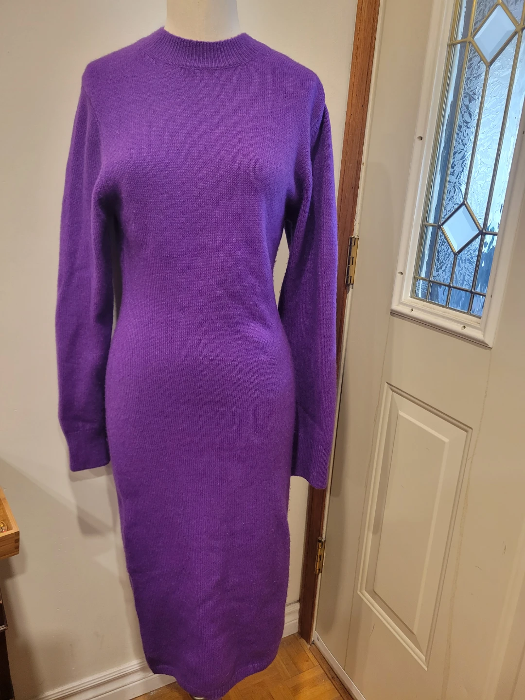 H&M Purple Knit Dress small