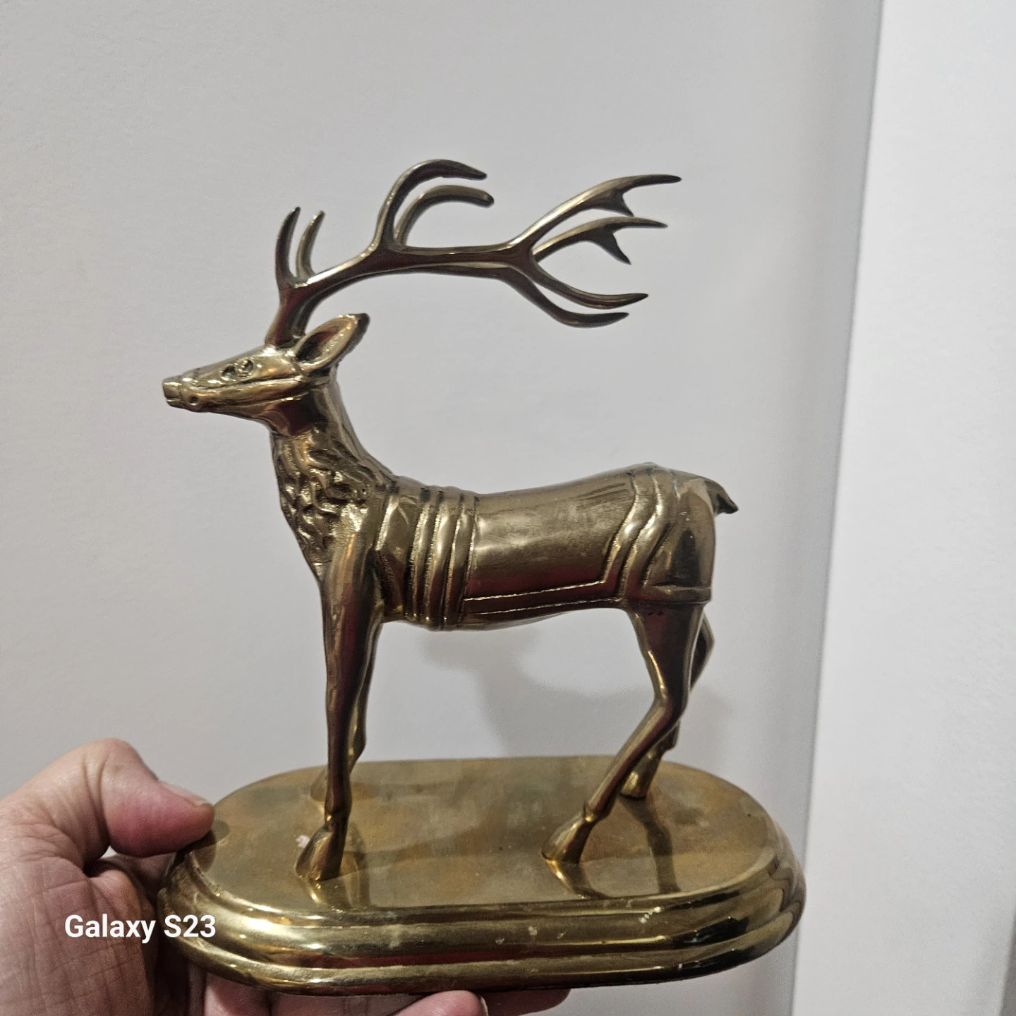 Frontgate Brass Reindeer Stocking Holder - photo 4