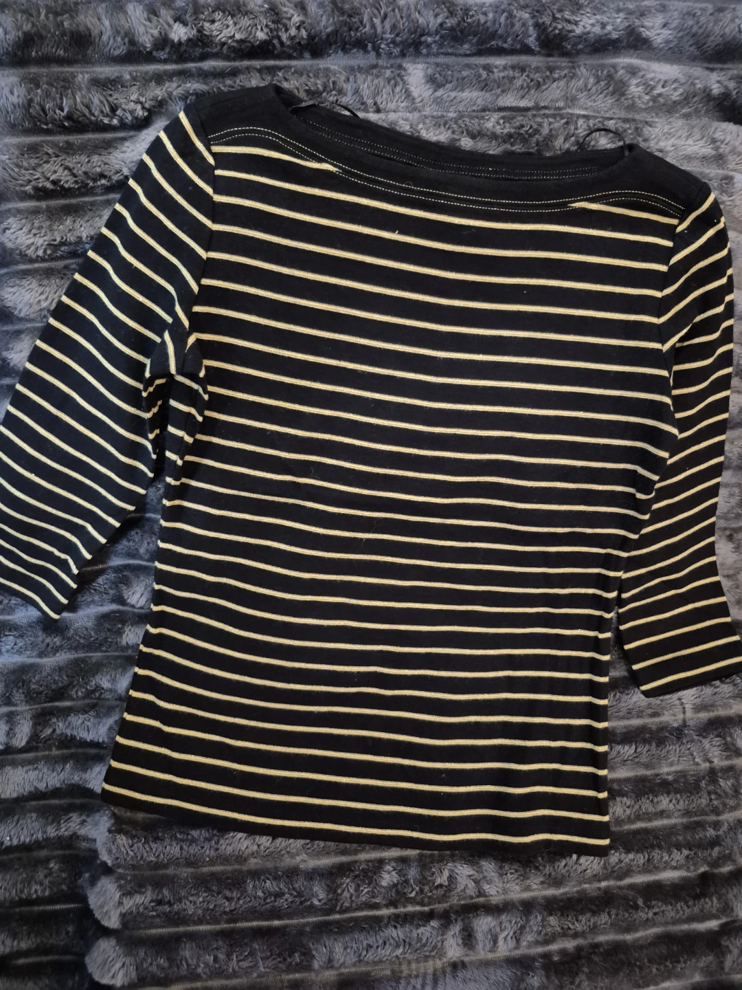 Karen Scott Sport striped top - photo 2