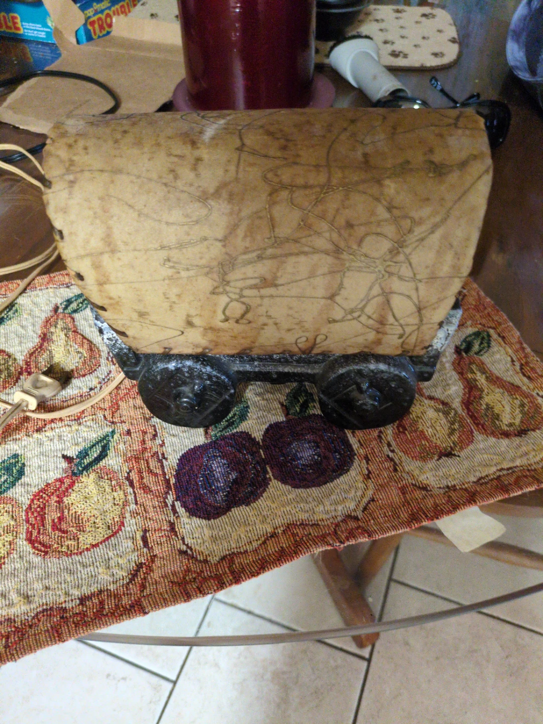 Vintage Covered Wagon Decorative Lamp - photo 2