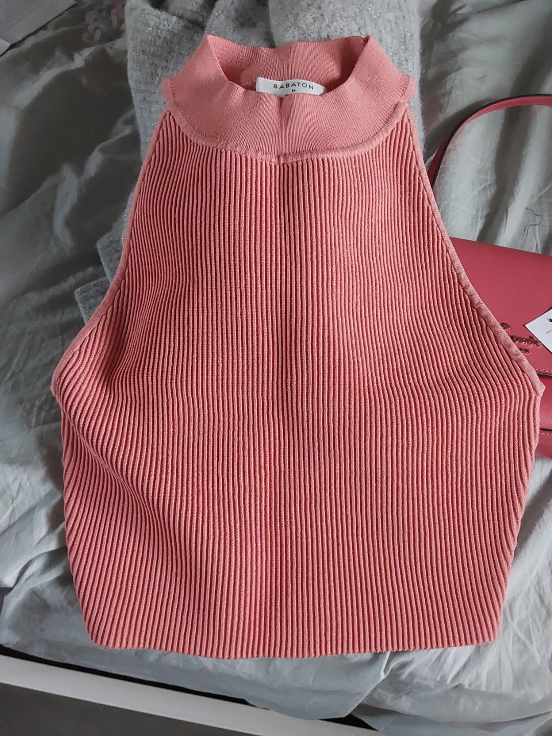 Babaton Ribbed Mock Neck Tank Top - photo 2