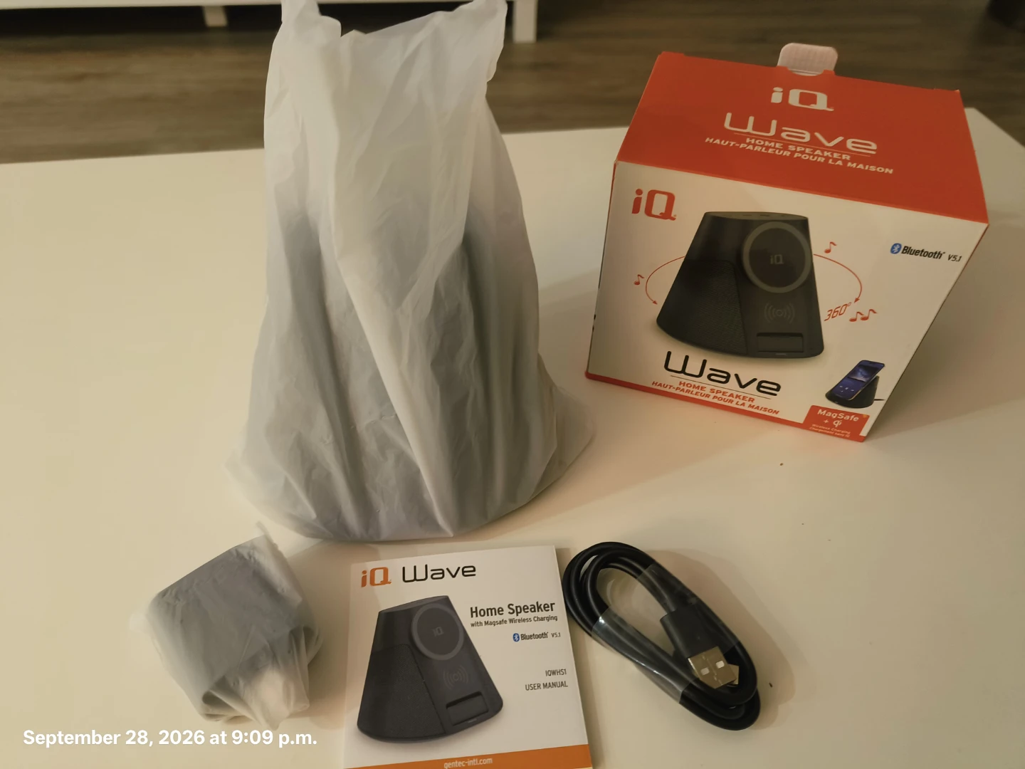 iQ Wave Home Speaker Bluetooth v5.1 with Magsafe - photo 4